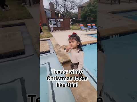 Texas: white Christmas looks like this #texas  #whitechristmas