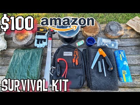 $100 Amazon Survival Kit - 7 Day Survival Challenge