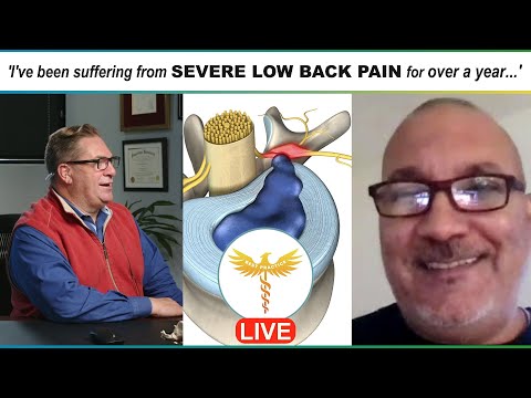 'I've been suffering from SEVERE LOW BACK PAIN for over a year...' | Best Practice Live Caller!