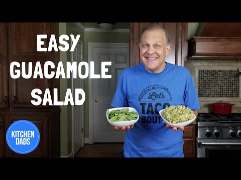 How to Make Fresh Guacamole Salad at Home | Easy Recipes for Beginners