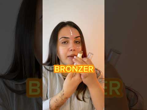 Como usar bronzer #maquiagem #automaquiagem #comofazermaquiagem #maquiagemfacil #automake #bronzer