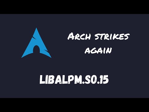 libalpm.sp.15 error, the last straw that made me leave Arch forever