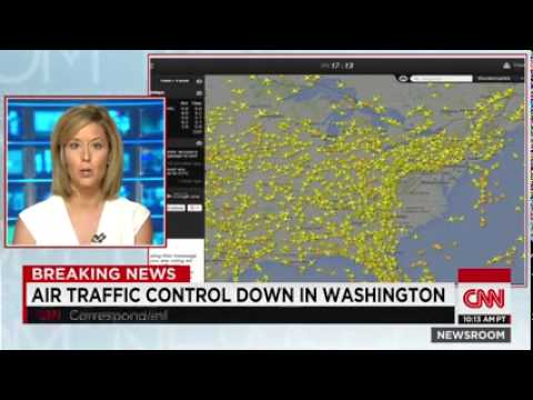 CNN News August 16 2015 FAA  Flight delays due to computer problem