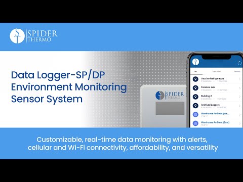 Data Logger-SP/DP Environment Monitoring Sensor System from Spider Thermo