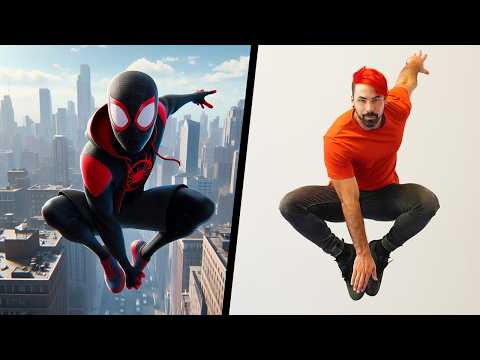 Stunts From Spider-Man: Across the Spider-Verse In Real Life