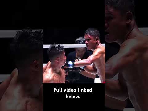 How To Pressure Fight In Muay Thai - 17 Year Old Crazy Gazelle Hooks & Liver Blows #onechampionship