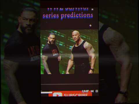 WWE Survivor series 2024 predictions, the Rock return #survivorserieswargames #therock