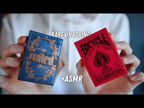 UNBOXING the RAREST DECKS of 2020!! + CARDISTRY ASMR