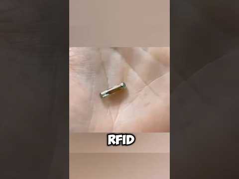 RFID chip in hand 💉