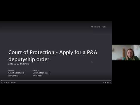 Court of Protection webinar for legal professionals - Tuesday 28 February 2023