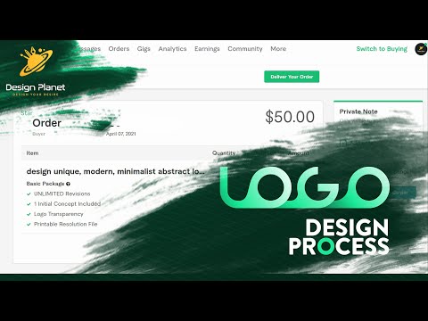 Learn the Logo design process and earn money from Fiverr. Adobe Illustrator tutorial. Design Planet