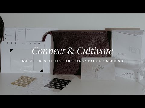 March Unboxed: Grow Connections and Reflect with Planner Subscription Box! | Cloth & Paper