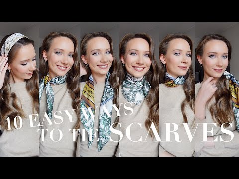 HOW TO TIE A SILK SCARF - NEW RALPH LAREN POLO BEAR - EASY & TRENDY STYLES