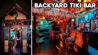 I Built A Tiki Bar In My Backyard