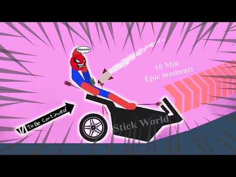 10 Min Best falls | Stickman Dismounting funny and epic moments | Like a boss compilation #691