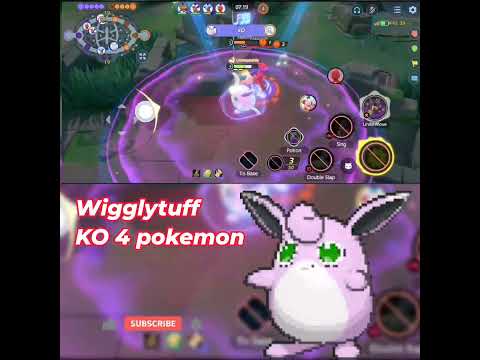 Wigglytuff is bast attacker #T.R.B.Gaming YT#pokemonunite #shortspokemonunite #virl#shorts