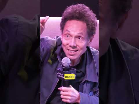 Author Malcolm Gladwell speaks at our 2024 Fall Festival at the Ramova Theatre with Sasha-Ann Simons