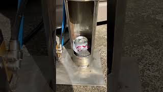 Double Diet Coke can crush #cancrushing #crush #satisfying #crusher #dietdrinks