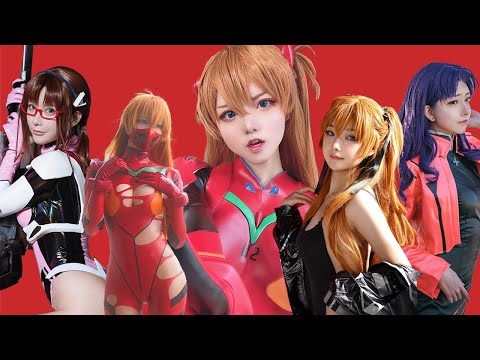 EVANGELION / ASUKA・MARI・MISATO : Characters in real life (Cosplay)