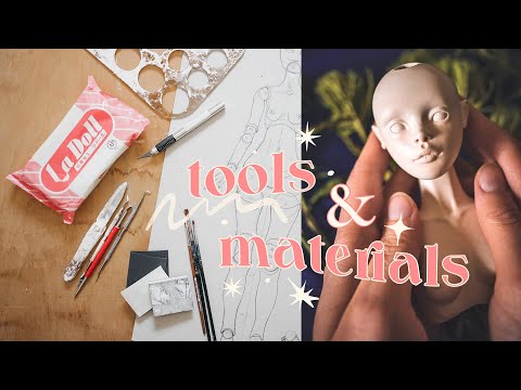 What tools & materials I use to sculpt ball-jointed dolls