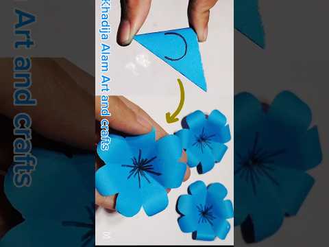 How to make a Flower #flower making #flowercraftideas #papercraft #diycrafts #ytshorts #reel #viral