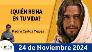 Evangelio De Hoy Domingo 24 de Noviembre 2024 #PadreCarlosYepes l San  Juan 18, 33-37