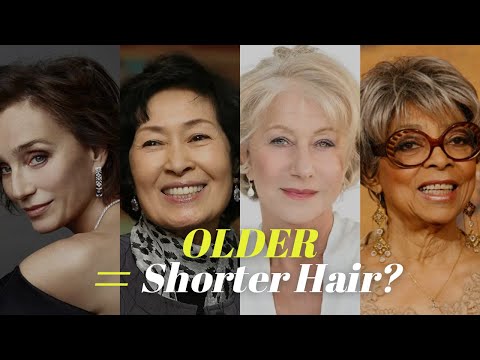 Why do Older Women get Short Hair?  Here is One Reason.