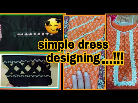 Latest and Easy Dress Designing||Simple - Elegant Dress Designs