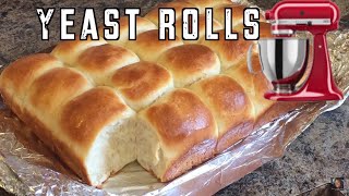 Yeast Dinner Rolls NO KNEAD just like Grandma sewards