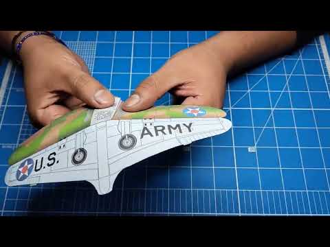 Curtiss P-40 Warhawk - Papercraft