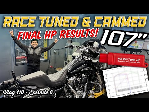 Fully Race Tuned & Cammed 107" M8 Final HP Results! (Battle of the Baggers Ep.6) - Vlog 110