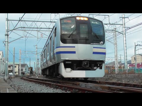 【横須賀線】E217系大船出庫＆入庫シーン