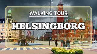 Sweden Walking Tour 4K - Helsingborg Sweden 4k - Virtual Tour of Europe - Sweden 2024