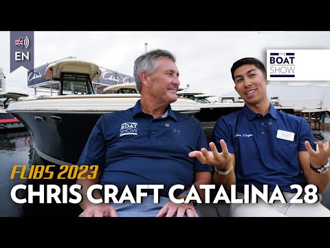 CHRIS CRAFT Catalina 28 seen at FLIBS 2023 - The Boat Show