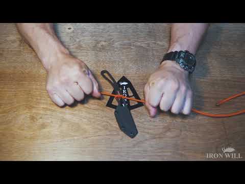 HOW TO: Iron Will K1 Ultralight Knife Paracord Wrap