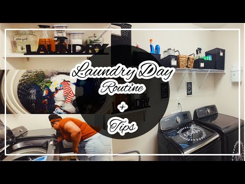 LAUNDRY DAY ROUTINE + TIPS| Mika Marie