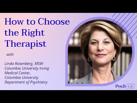 How To Choose the Right Therapist