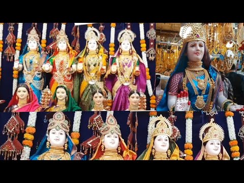 गौरी गणपती सजावट साहित्य | Gauri ganpati Decoration | Tulshibaug Market Pune | Gauri 2022