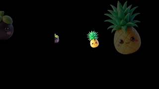 Funny Fruits Sensory Video Shorts #11 #highcontrast #BabySensory #babybraindevelopment #babysensory