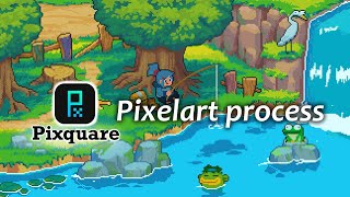 Fishing | Pixquare Pixelart Speed Paint [041]