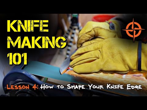 How to Make a Knife from an Old File | Shaping Your Knife Edge | DIY Bushcraft Blade