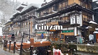 Winter getaway to Yamagata| Exploring Ginzan Onsen, Zao monsters, Yamadera | JAPAN TRAVEL VLOG