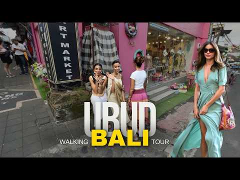 Travel UBUD BALI 🇮🇩 WALKING Tour 2024 Indonesia