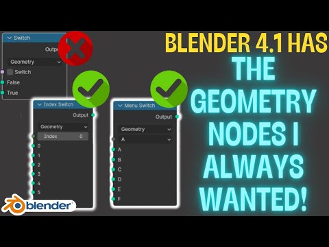 Great new nodes for Blender 4.1