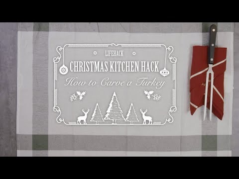 【聖誕入廚小貼士 - 如何切火雞 Christmas Kitchen Hack How to Carve a Turkey】