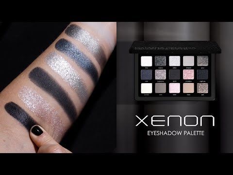 XENON EYESHADOW PALETTE LIVE SWATCHES | Natasha Denona Makeup