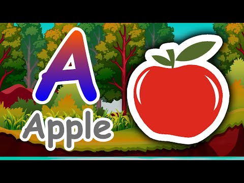 Children's ABC Learning | English Alphabet A for Apple | kids abcd video