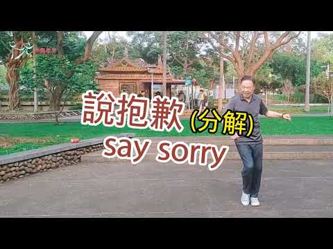 【元宏排舞教室】分解-23-3 說抱歉 排舞 / say sorry line dance