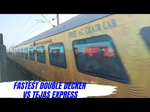 India's Fastest Double Decker VS India's Second Private Tejas Express