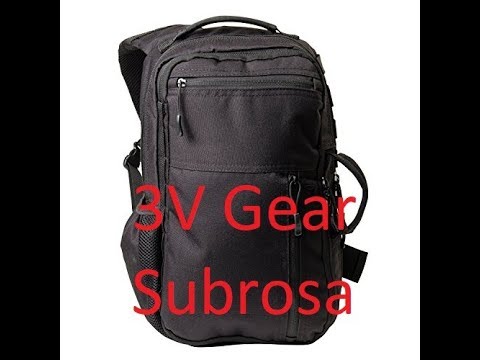 3V Gear Subrosa Urban EDC backpack review